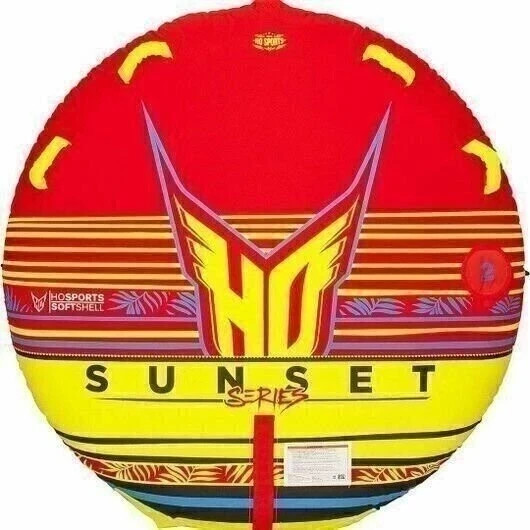 HO Sunset 2 Tube – Red/Yellow – 2 Person Towable Tube NIB