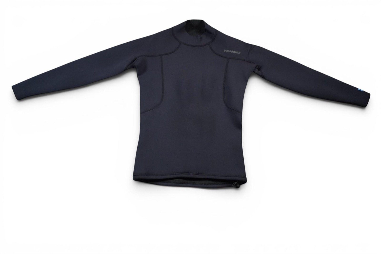Patagonia R1 Long Sleeve Wetsuit Top Mens Black Neoprene Surf Flying Yulex Fish