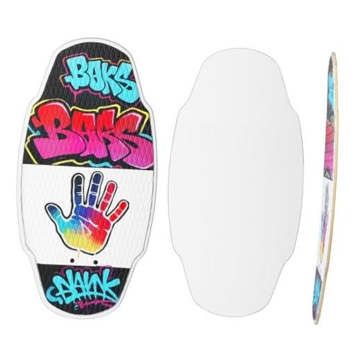 35-inch Wooden Skimboard for Beginners and Adults | Surface with EVA Non Palm