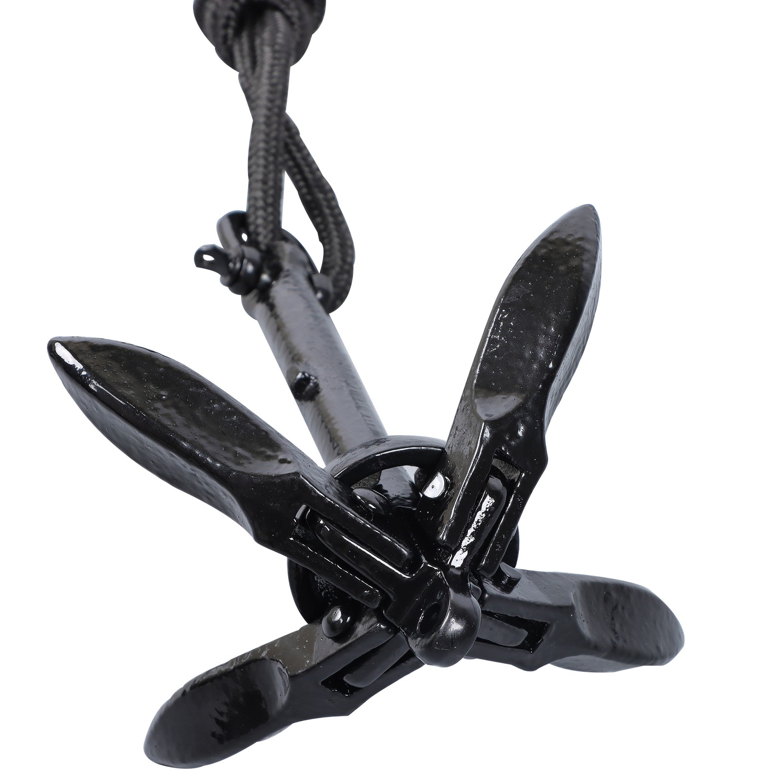 2× Portable Folding Marine Anchor Kit PWC Raft Boat Kayak Canoe Fishing Jet Ski