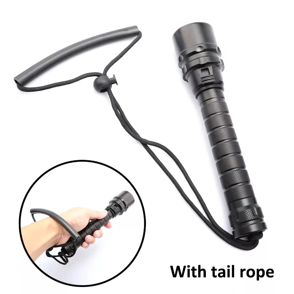 Scuba Diving Flashlight 3000 Lumens Unde Water 100 Meters Waterproof LED US
