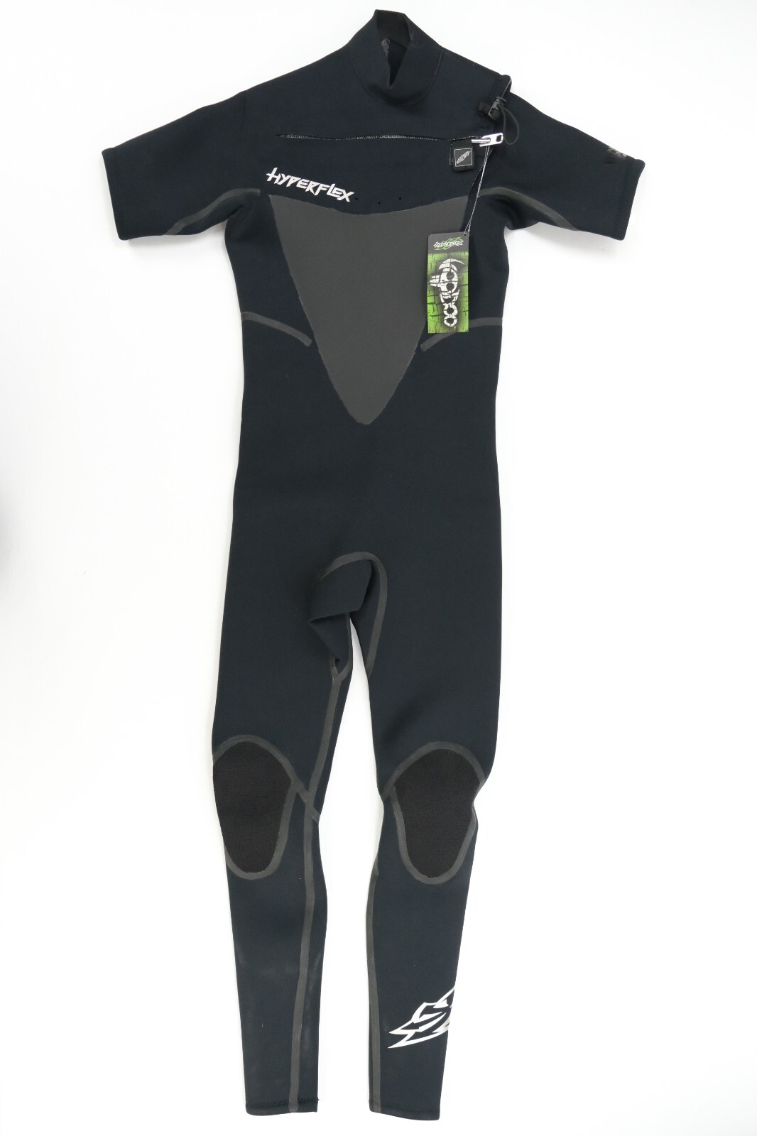 2.5mm Men’s Hyperflex Voodoo Fullsuit – Short Sleeve – Chest Zip Sealed Sz. XS