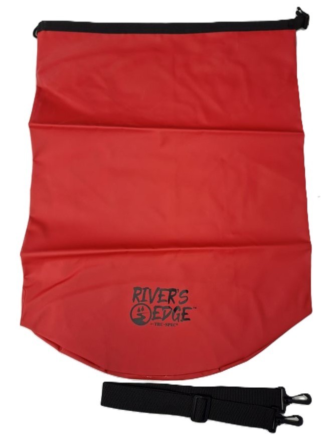 Rivers Edge Waterproof Floating Dry Bag 60 Liter 500D PVC Coated – Red