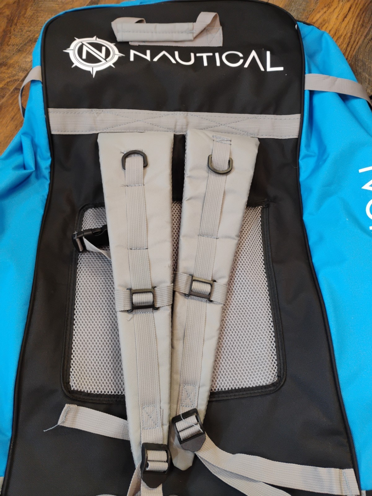 Nautical iRocker SUP Board Travel & Storage Backpack Carry Bag Blue/Black EUC