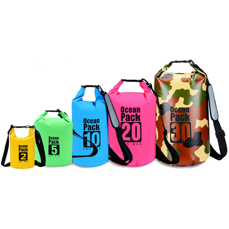 PVC Waterproof Dry Bag Sack For Canoe Floating Boating Kayaking Camping Backpack