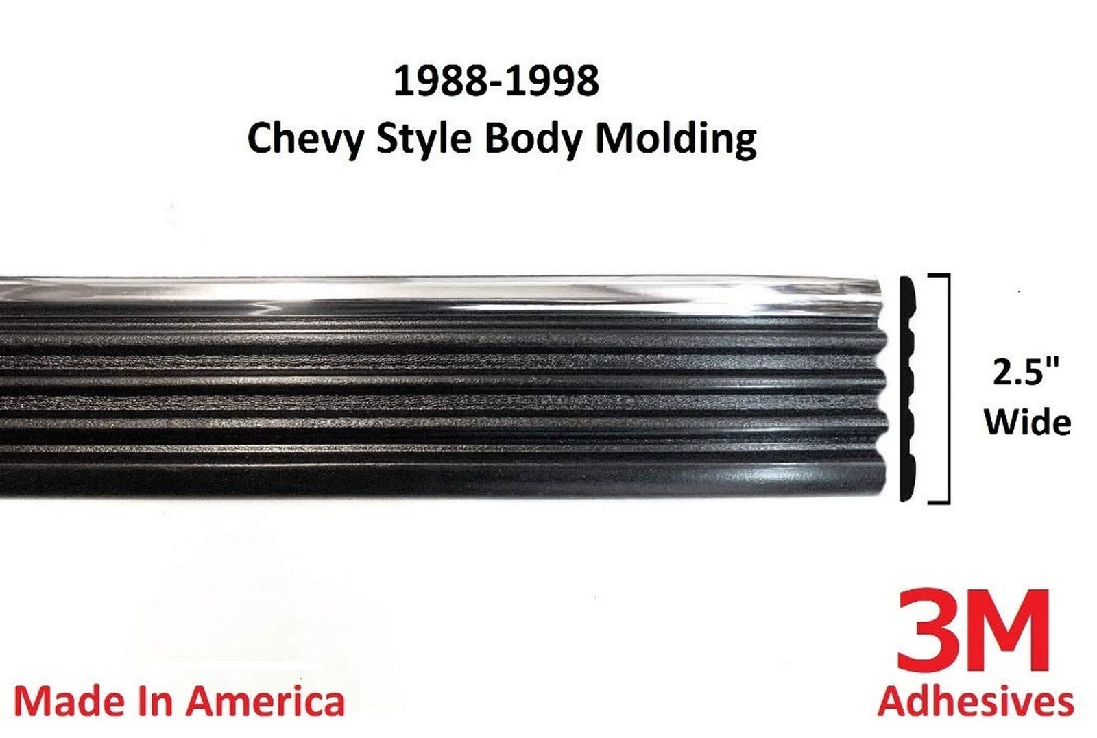 Automotive Authority Replacement Chrome Side Body Trim Molding for 1988-1998 …