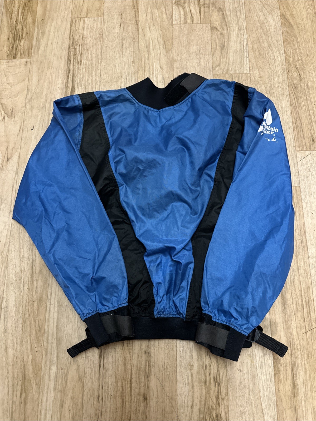 Mountain Surf Drysuit Jacket Men’s Medium Blue Kayak Rafting Paddle Dry Gear