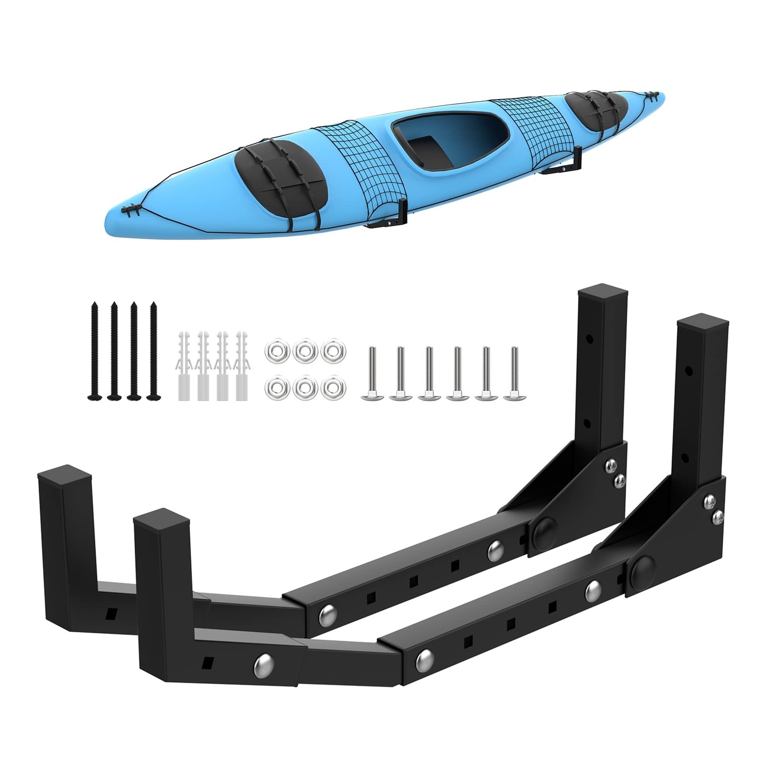 Wall Mount Kayak Storage Rack, Kayak Hooks for Garage Wall Hangers for Kayak,…