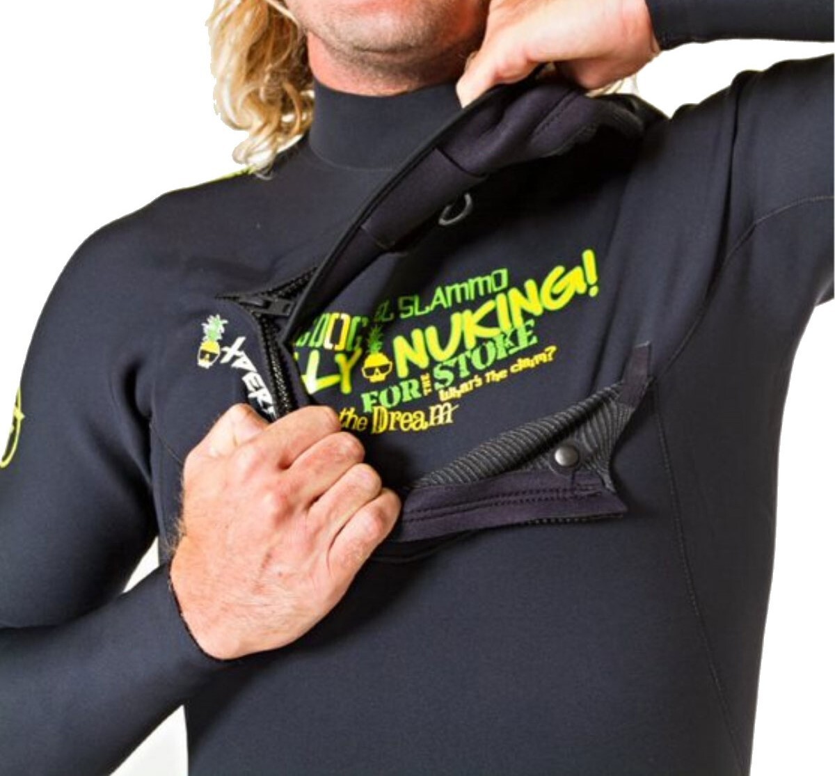 HYPERFLEX BEN GRAVY GREENPRENE 3/2 FZ Men’s Wetsuit Black Size ML NWT LAST ONE