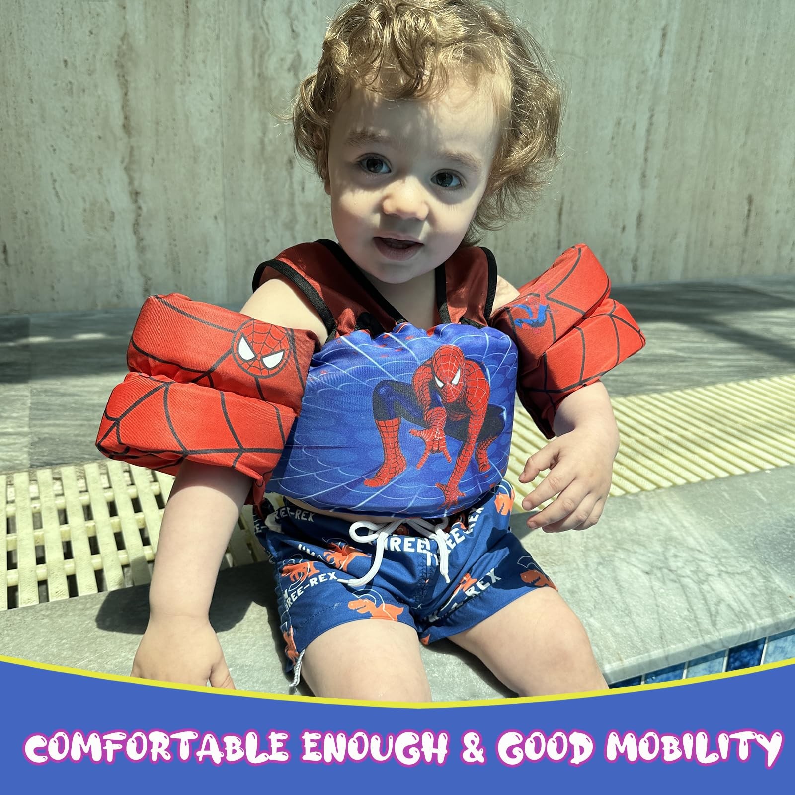 Toddler Floaties Kids Swim Vest for 2266 Pounds Boys & Girls, Baby Swim Float…