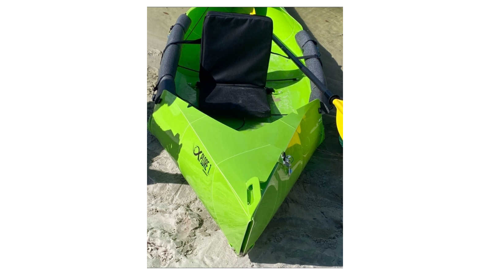 Foldable Kayak 10ft 28lbs, 250 cap (seat not included)- Neon Green FREE SHIPPING