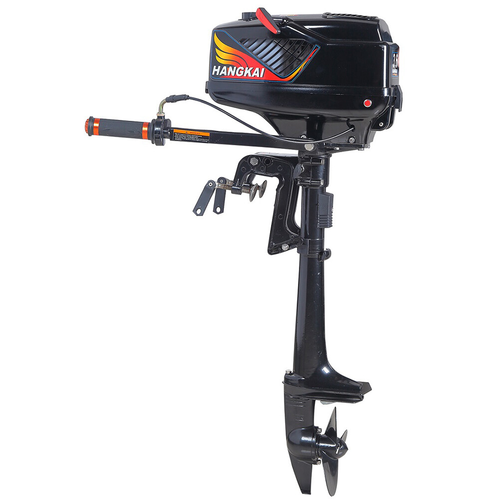 3.5-7 HP HANGKAI Outboard Motor 2/ 4Stroke Fishing Boat Engine Water/Air Cooling