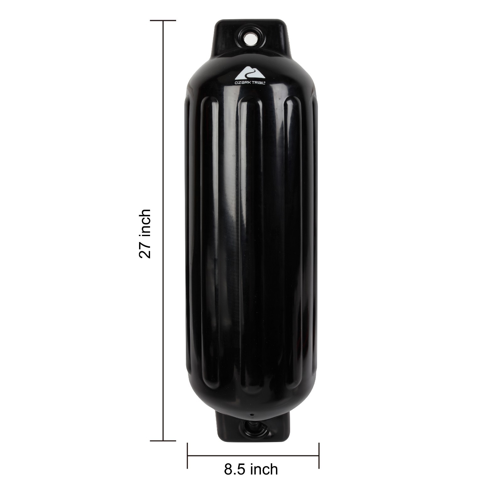 2 pack 8.5″ x 27″ Inflatable Boat Bumper Marine Boat Fender, Black