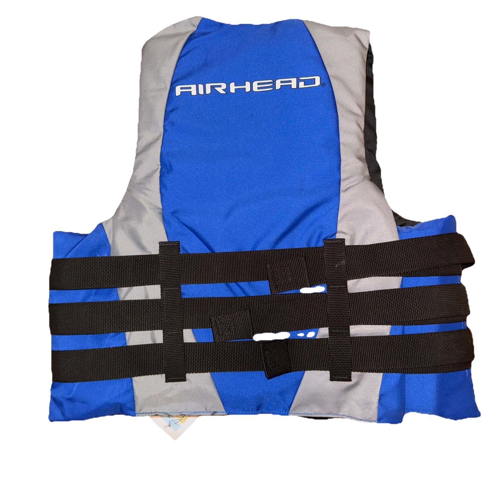 Airhead Adult Large/XL Life Jacket PFD Blue Gray Personal Flotation Device