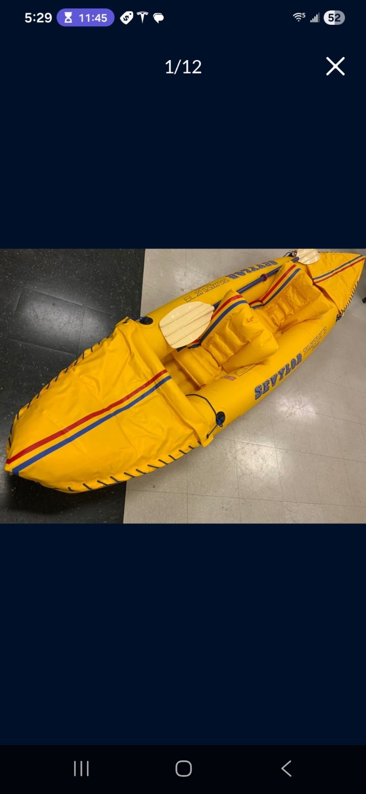 Sevylor Tahiti Brand new K79 Classic Inflatable 2-Person Kayak, never inflated
