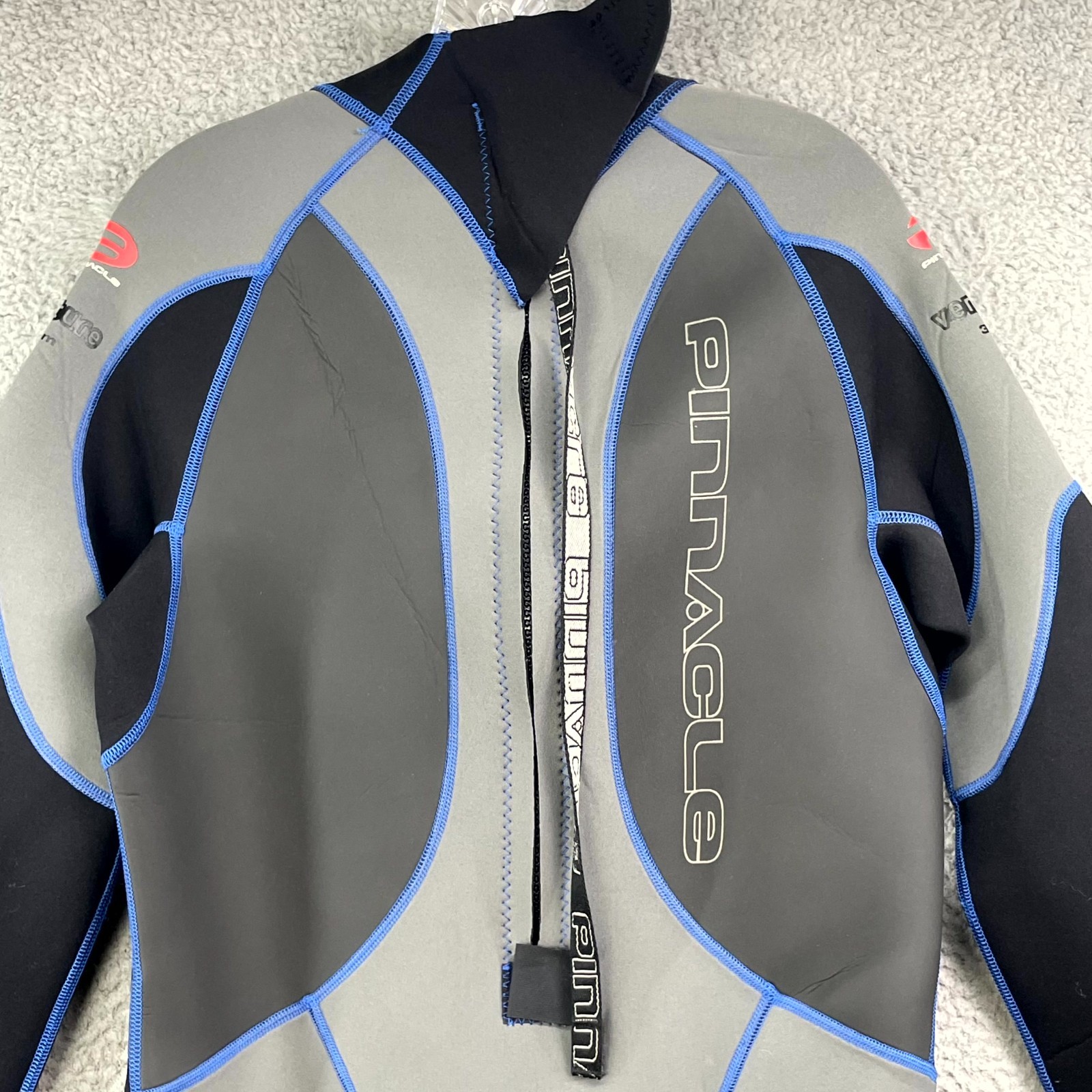 Pinnacle Venture 3mm One Piece Wetsuit Mens XL Black Full Scuba Diving Surfing
