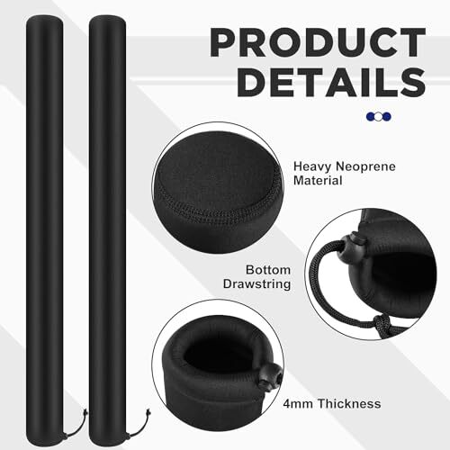 59 Inch Boat Trailer Guide Pole Cover- Neoprene Boat Trailer Guide Protective