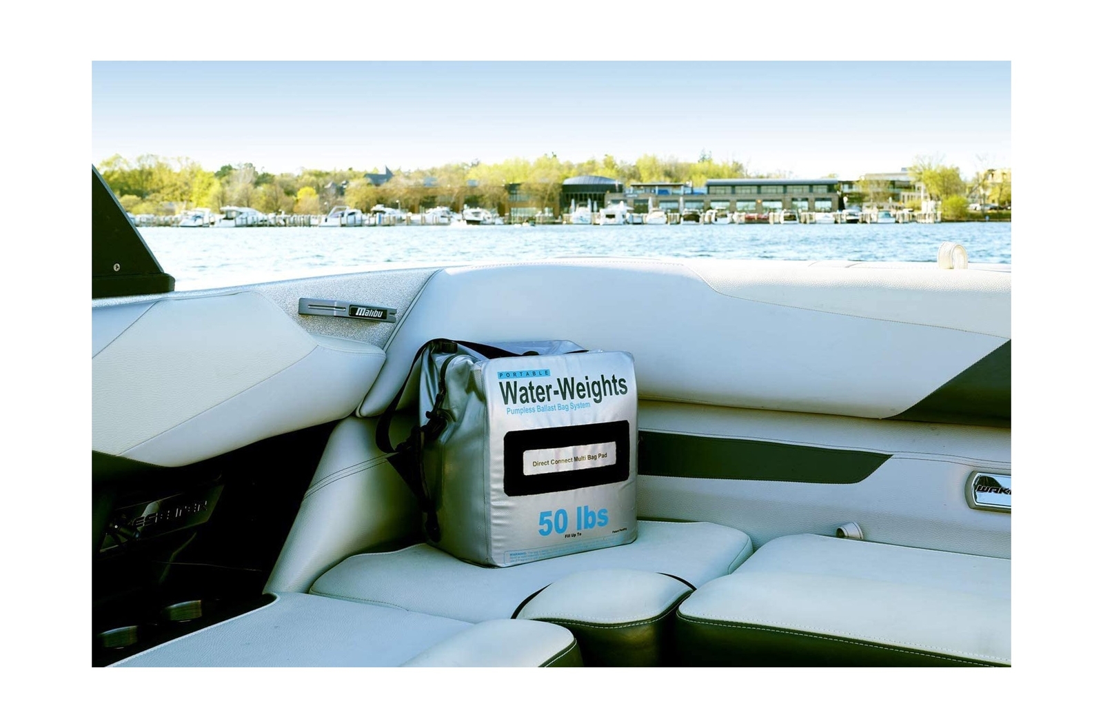Water-Weights Ballast Bags – Set of 2 – Each Bag Holds 50 Pounds of Lake Wate…