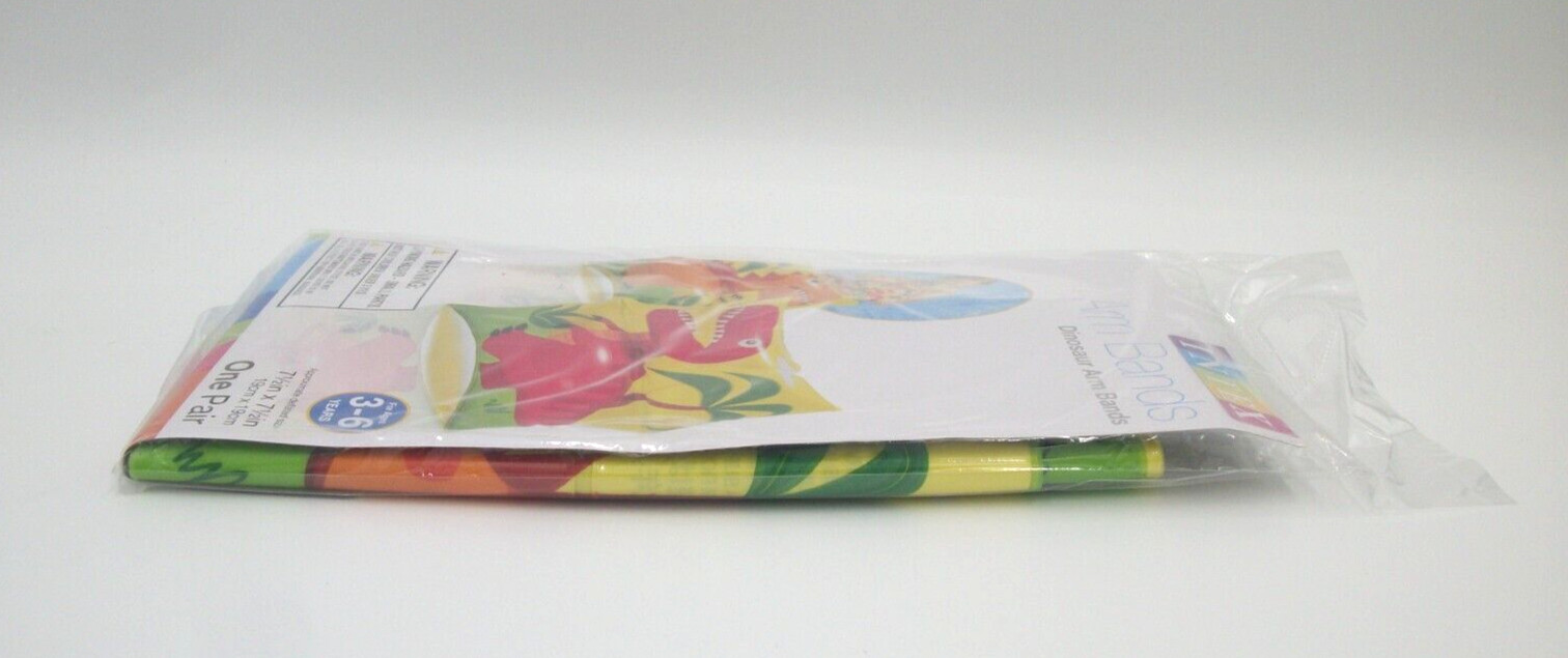 Inflatable Dinosaur Themed Swimming Arm Bands for Children 3-6 Years by Intex