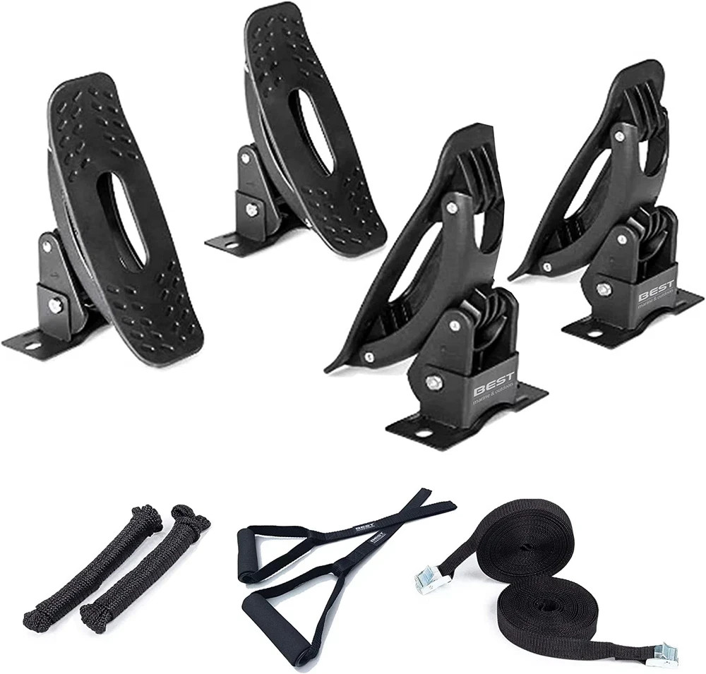 Universal Kayak Roof Rack Saddles for Cars, Trucks & SUVs – Easy Mounting!