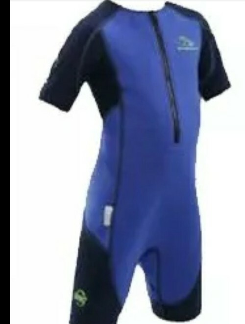 Aqua Sphere Stingray HP Youth size 2- (25-30) pounds Wetsuit Short Sleeve #RB