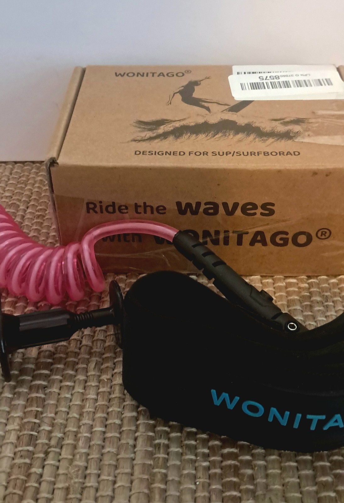 Wonitago 7mm Surf Leash 7′ Pink Surfboard Ankle Leash New Surfing Leash