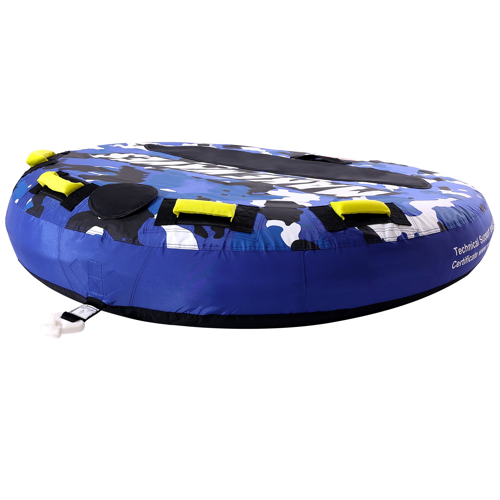Inflatable Towable Tube for Boating 1-2 Rider 51.8 inch Round Water Sport