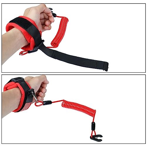 Boat Kill Switch Lanyard Jet Ski Wrist Strap Fit for Yamaha Jet Red