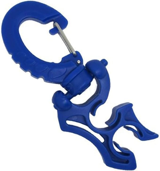 Storm Deluxe Scuba Divers Regulator Two Hose Clip – Blue
