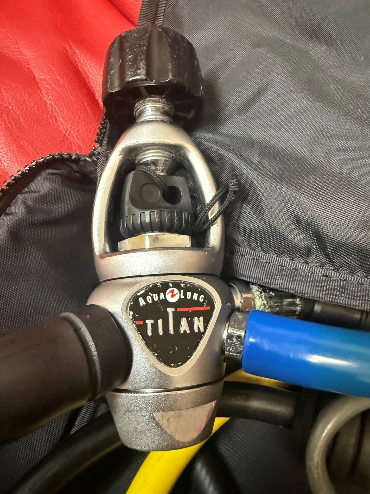 SCUBA REGULATOR-Aqualung Titan, Oceanic OCTO, 2 Gauge Console, BCD Hose, Reg Bag