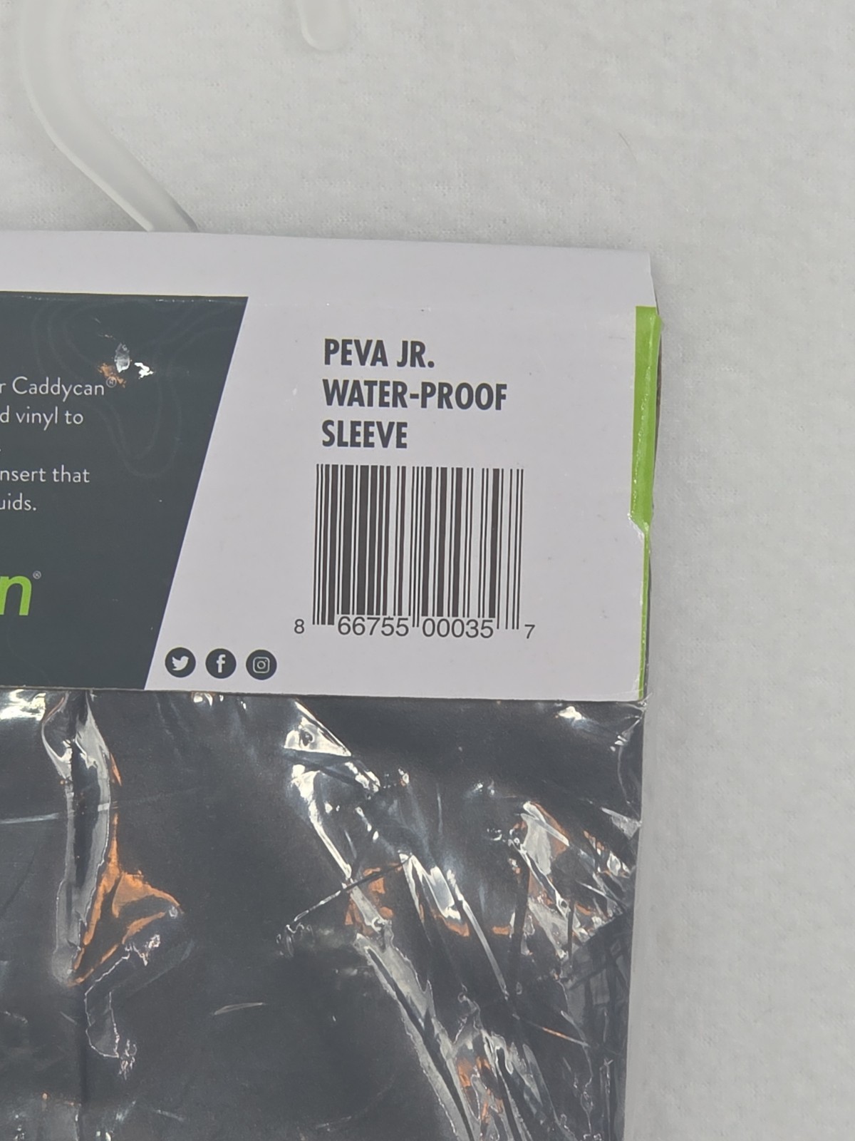 ​Caddycan PEVA Jr Water-Proof Sleeve Black New Sealed Boat Golf Cart Trash Liner