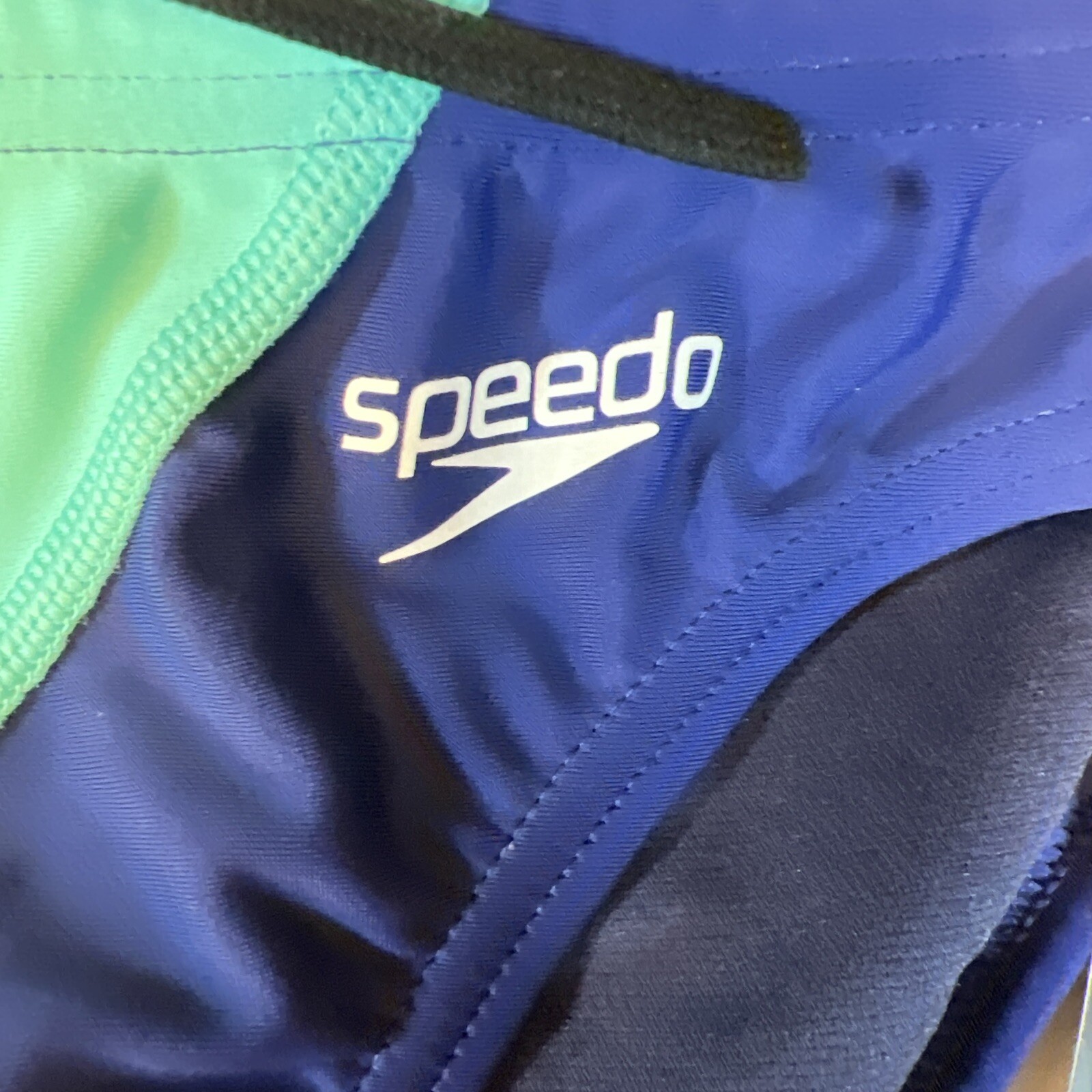 Men’s Speedo Bikini Swim Brief, Eco, Peacoat, Size 28