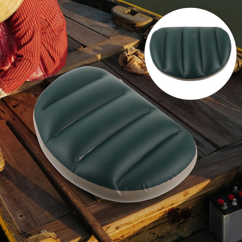 PVC Inflatable Boat Seat Cushion All-Purpose Fit Ergonomic Comfortable Pad