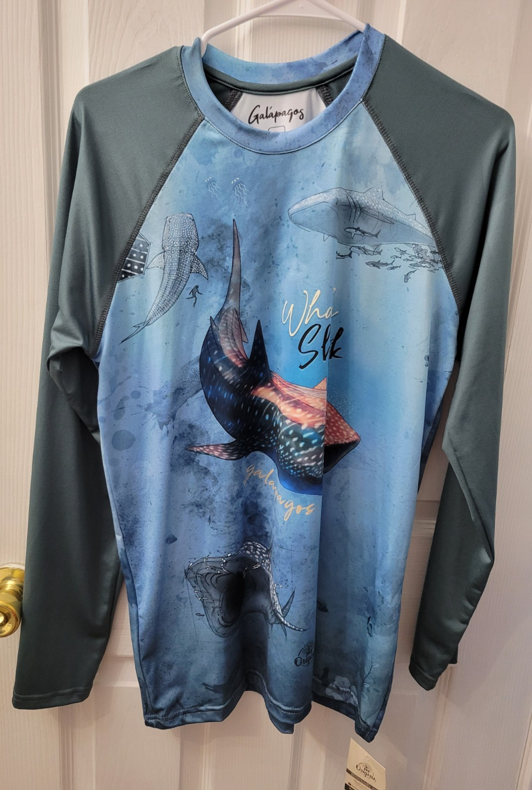 Galapagos Rashguard Size Large by 593 Origins ECO Friendly Store, NEW with Tags