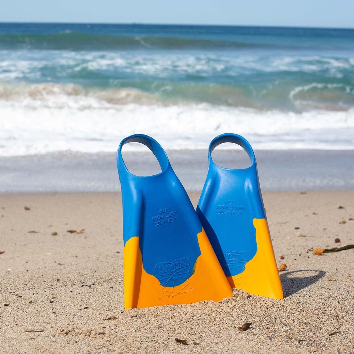 Churchill Makapuu Swimfins, Medium/Large (Mens 9 to 10.5) (Womens 11 to 12)