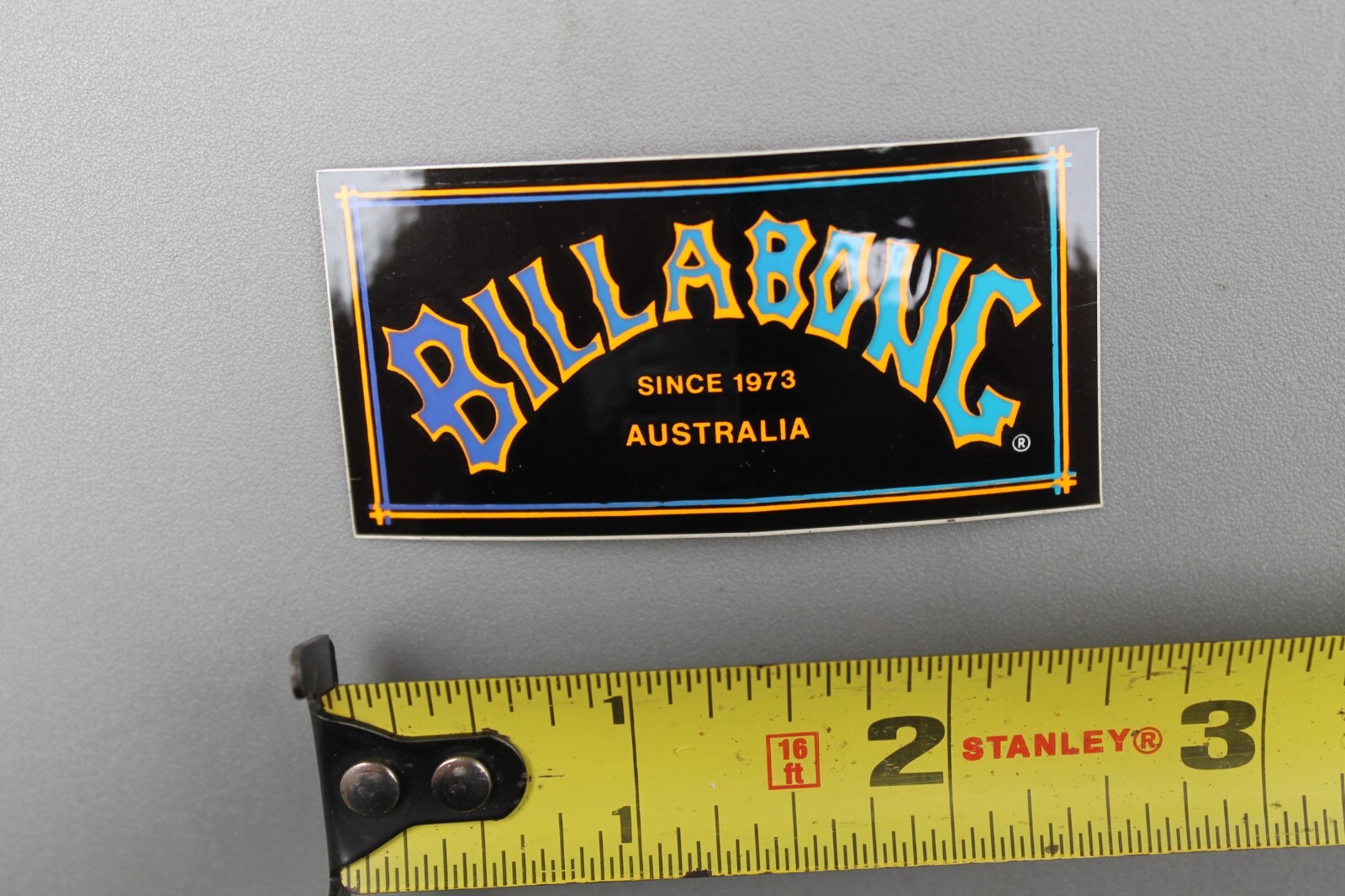 Billabong Surfboards Purple Neon Orange Green OG 80’s B8 Vintage Surfing STICKER