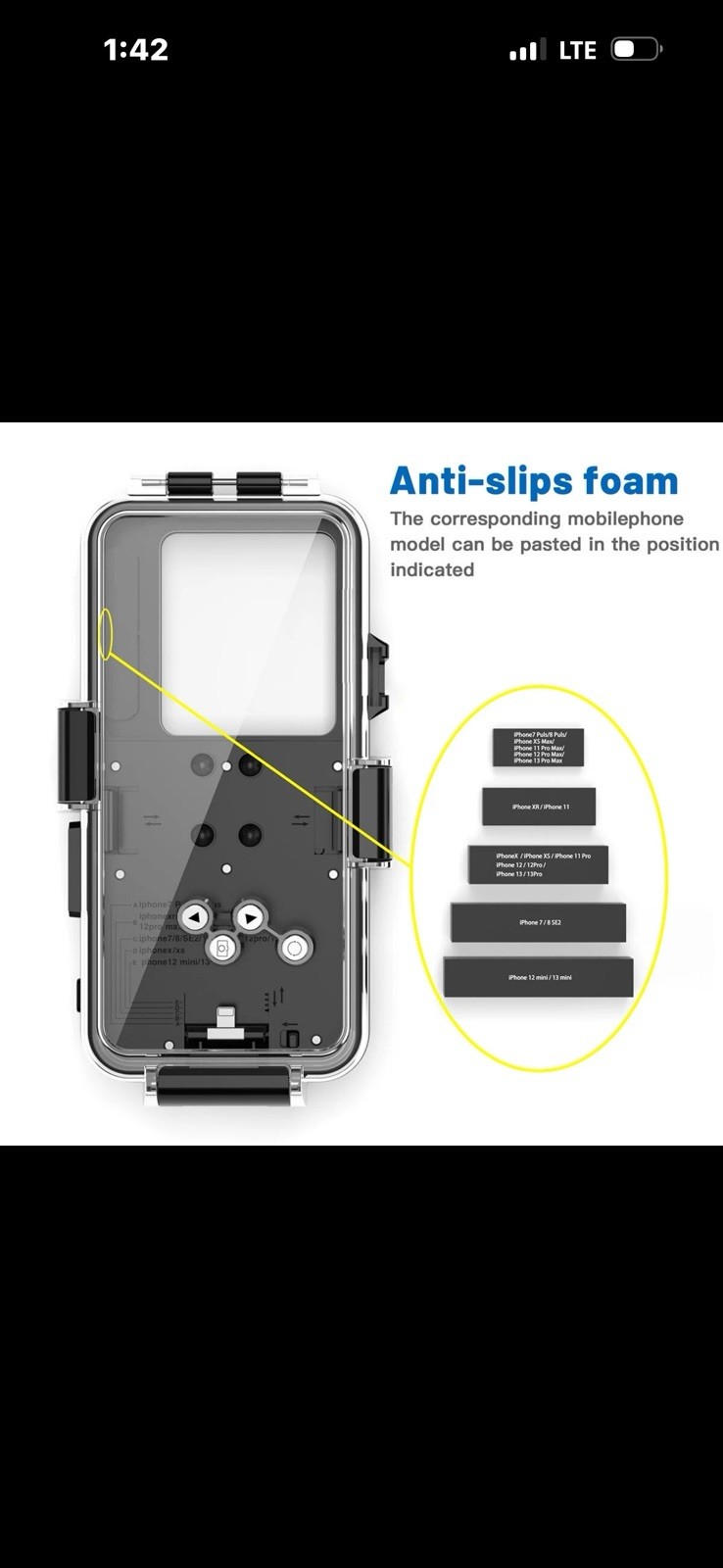98FT Waterproof Underwater Photography Diving Case For Apple iPhone Series 7-14