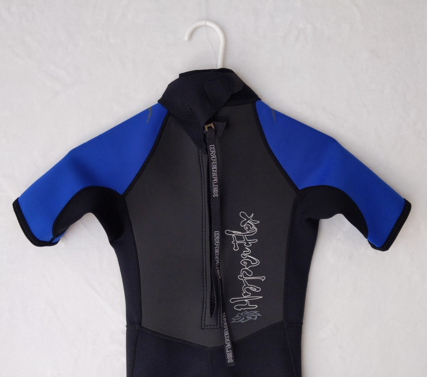 Hyper-Flex Wetsuit 10 Youth Black Blue Shorty Access 2.5mm Kids Surfing Swim