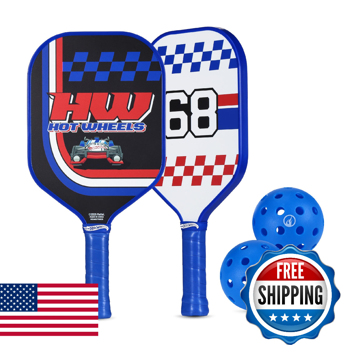 Voyager Hot – Bundle Set 3-Piece Set Durable Paddle And Pickleballs