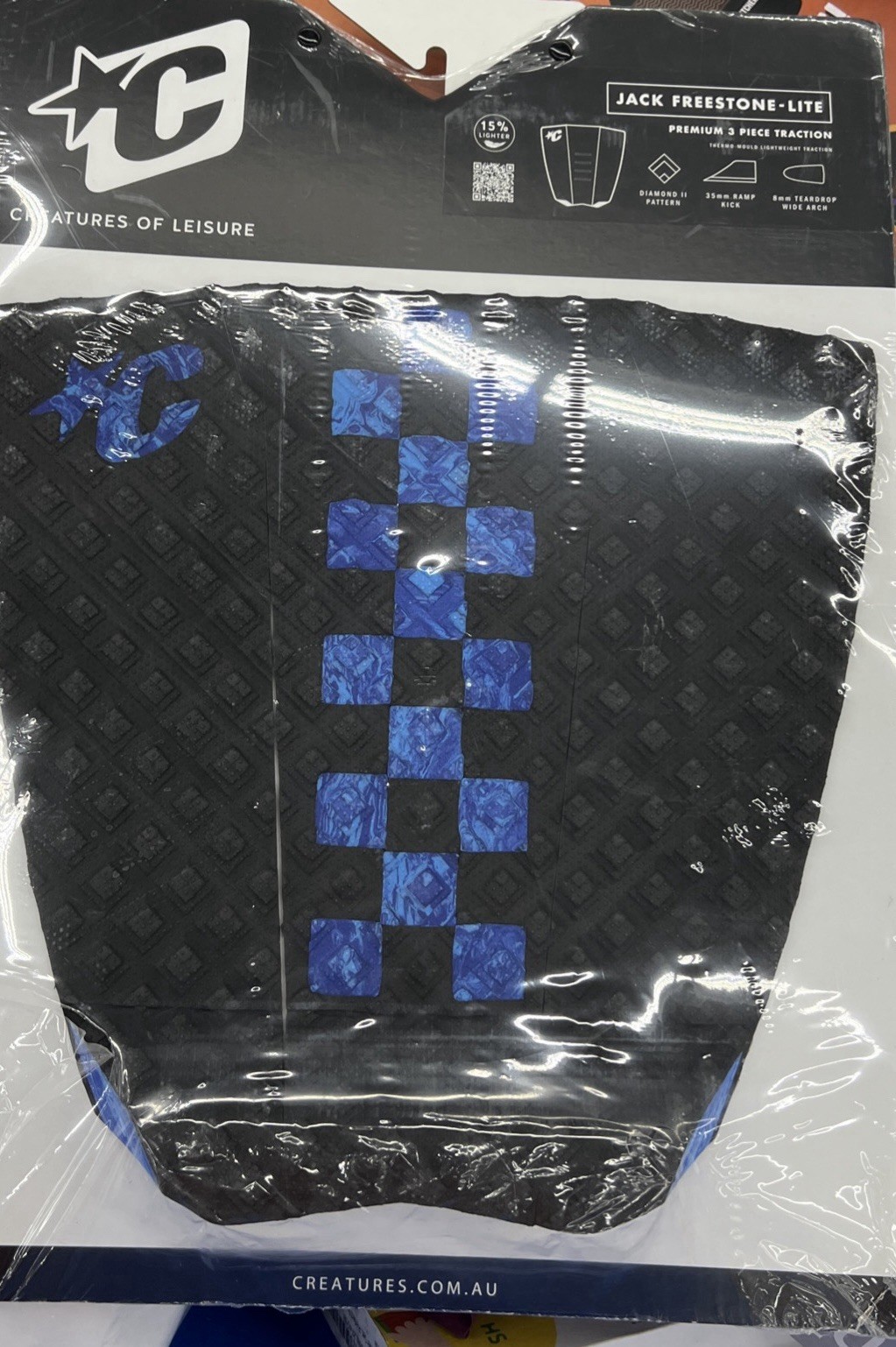 New Creatures of Leisure Jack Freestone Lite Premium 3 Piece Traction Black Blue