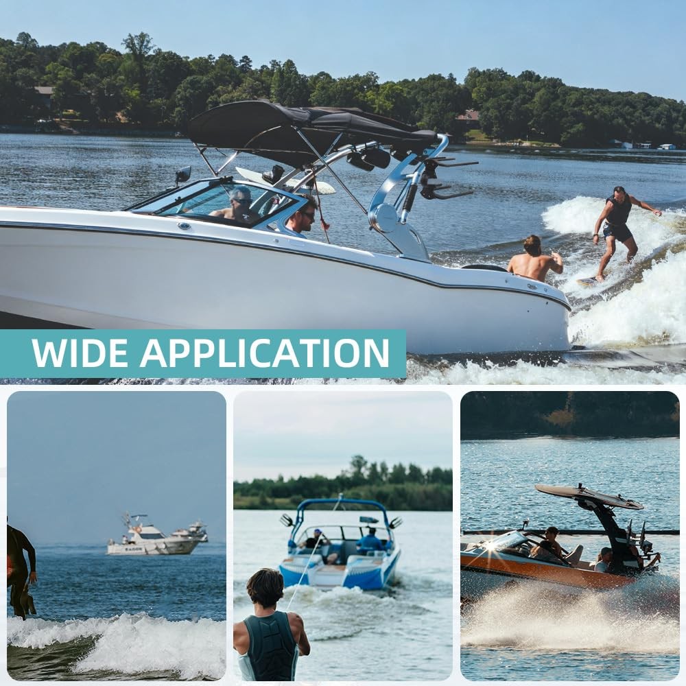 ** NEW Universal Wakeboard Tower Rack | Black Aluminum | Tool-Free Release