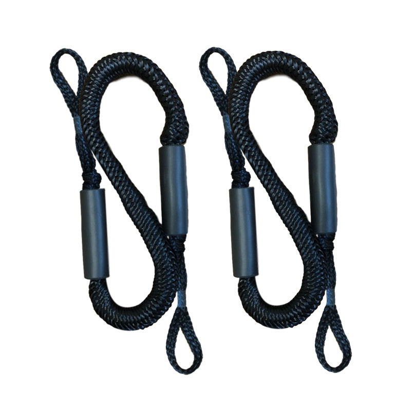 Pactrade Marine Bungee 2 Pieces Dock Line Mooring Rope 3ft EVA Foam Floats