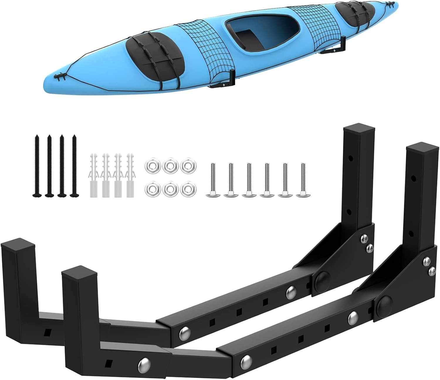 Wall Mount Kayak Hangers Kayak Storage Rack for Kayak,Surfboard,Skiis, Snowboard