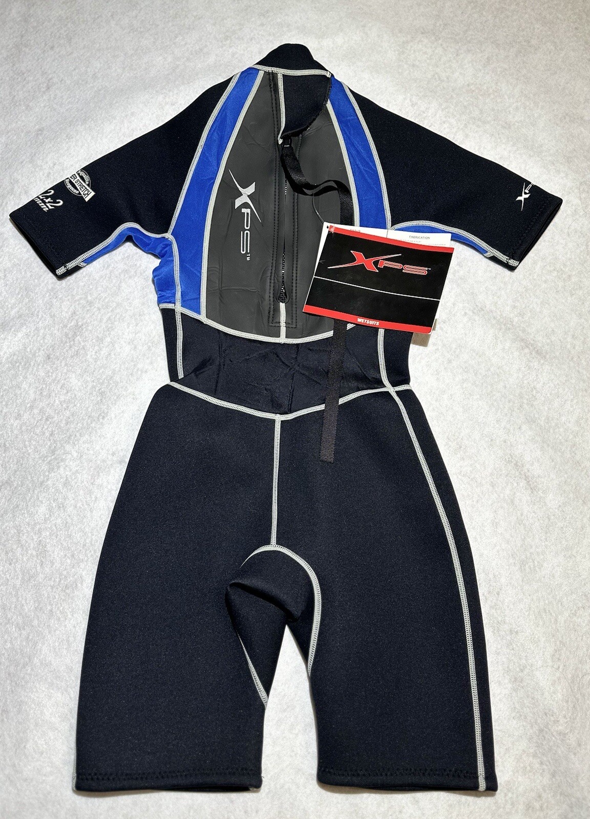 XPS Spring Shorty WETSUIT Women’s Small Zipper 2×2 mm Aqualite Neoprene NWT!