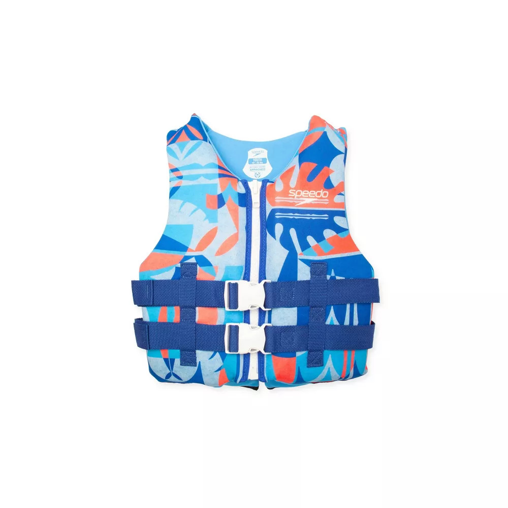 Speedo Junior PFD Kids’ Life Jacket Vest – Picton Blue