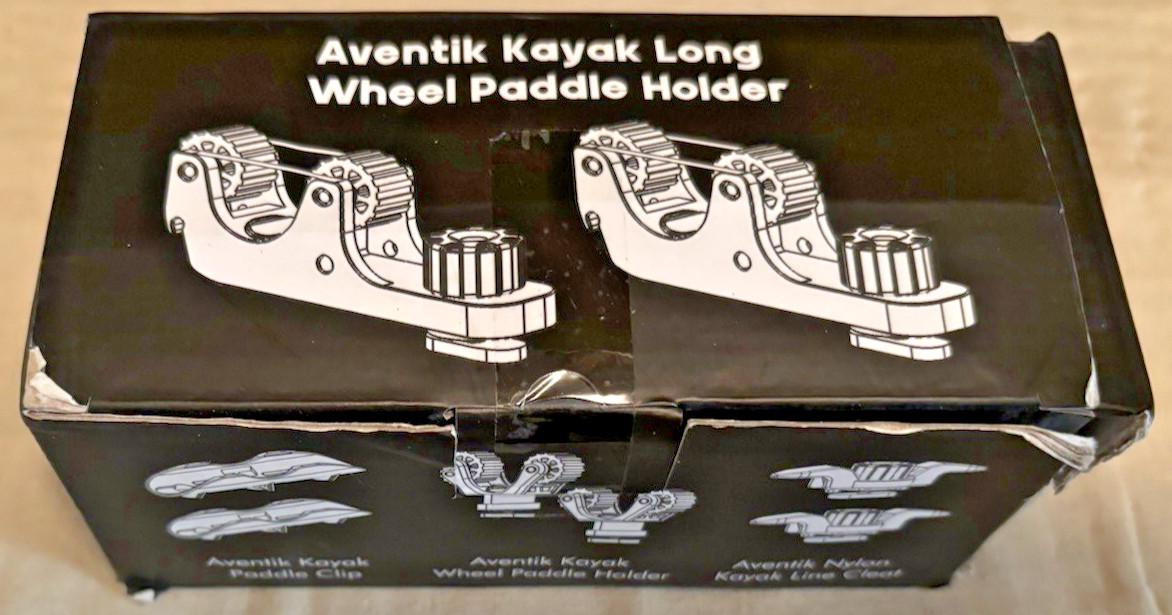2 PCS Adjustable Kayak Paddle Holder Track Mount Fits Various Shaft Diam.