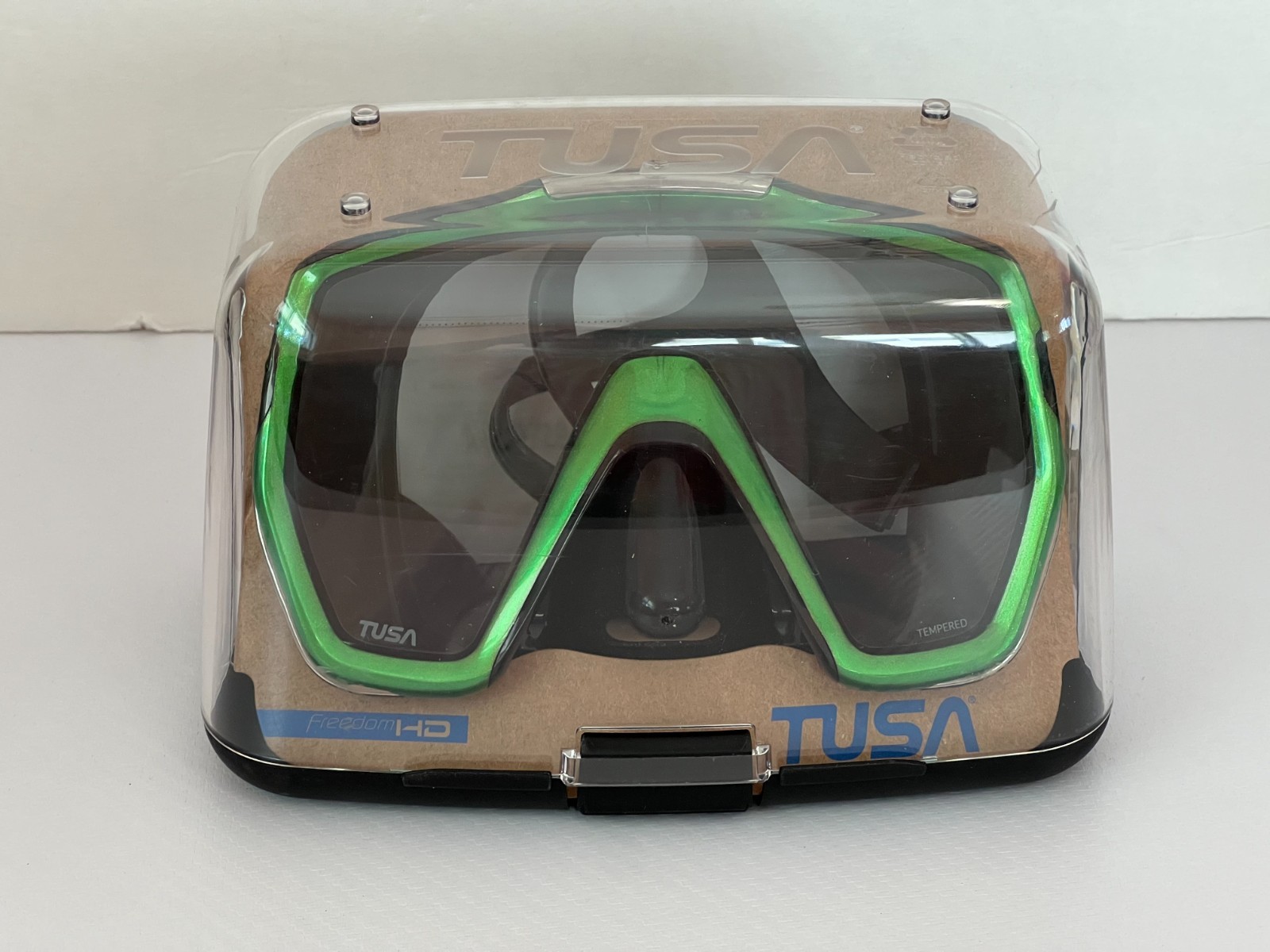 Tusa Freedom HD Mask – Black/Energy Green – Open Box
