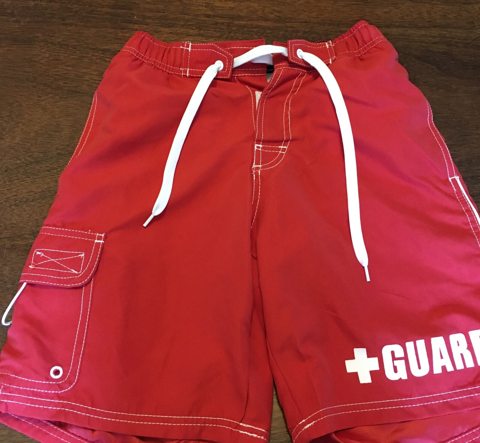 Men’s BLARIX Lifeguard Swim Red X-small Board Shorts Brand New Tags XS Lined New