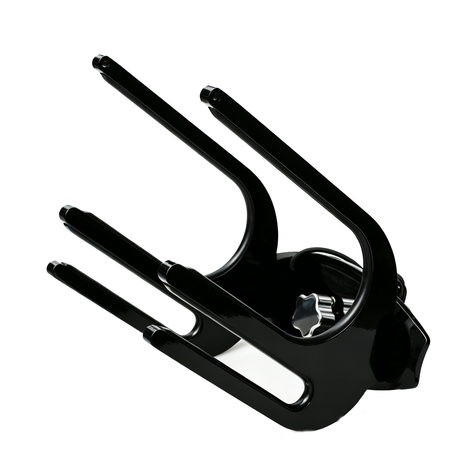 Reborn Black Pro QR Boat Wakeboard Rack Plus Wakeboard/Kneeboard Combo Rack
