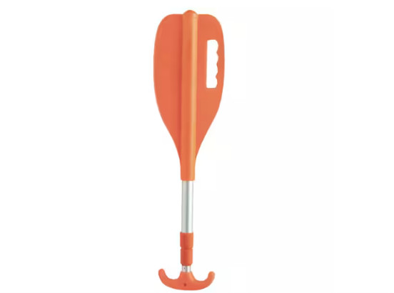Orange Telescoping Boat Paddle 72 in Aluminum Adjustable Emergency Kayak Oar